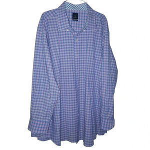 Tailor Byrd Collection Button Down Collar Size 2XL Long-sleeved Shirt